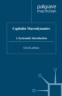 Image for Capitalist macrodynamics: a systematic introduction.