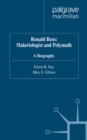Image for Ronald Ross: Malariologist and Polymath: A Biography