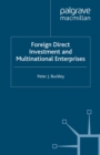 Image for Foreign direct investment and multinational enterprises