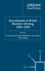 Image for Encyclopedia of British Women&#39;s Writing 1900-1950