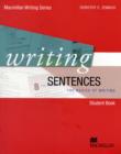 Image for Writing sentences  : the basics of writing