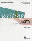 Image for Writing essays  : from sentence to paragraph