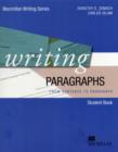 Image for Writing paragraphs  : from sentence to paragraph