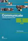 Image for Communicate  : listening &amp; speaking skills1,: Coursebook &amp; DVD
