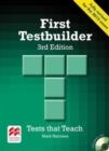 Image for First Testbuilder 3rd edition Student&#39;s Book without key Pack