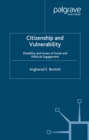 Image for Citizenship and vulnerability: disability and issues of social and political engagement