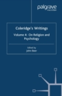 Image for Coleridge&#39;s writings.: (On religion and psychology)