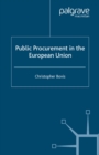 Image for Public procurement in the European Union