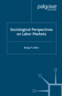 Image for Sociological perspectives on labor markets
