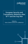 Image for European security and transatlantic relations after 9/11 and the Iraq War