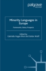 Image for Minority languages in Europe: frameworks, status, prospects