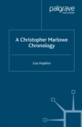 Image for A Christopher Marlowe chronology