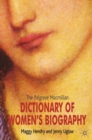 Image for The Palgrave Macmillan dictionary of women&#39;s biography