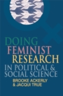 Image for Doing Feminist Research in Political and Social Science