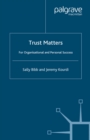 Image for Trust matters for organisational and personal success