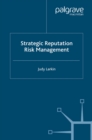 Image for Strategic reputation risk management