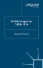 Image for British emigration, 1603-1914