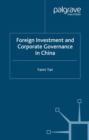 Image for Foreign investment and corporate governance in China