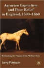 Image for Agrarian capitalism and poor relief in England, 1500-1860  : rethinking the origins of the welfare state