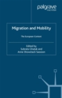 Image for Migration and mobility: the European context