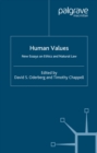 Image for Human values: new essays on ethics and natural law