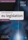 Image for Core statutes on EU, 2007-08