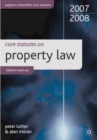 Image for Core statutes on property law 2007-08