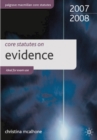 Image for Core statutes on evidence 2007-08