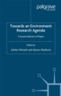 Image for Towards a collaborative environment research agenda: a second selection of papers