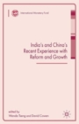 Image for India&#39;s and China&#39;s Recent Experience with Reform and Growth