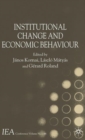 Image for Institutional change and economic behaviour