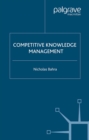 Image for Competitive knowledge management