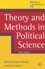 Image for Theory and methods in political science