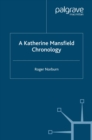 Image for A Katherine Mansfield chronology