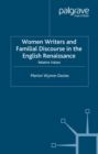 Image for Women writers and familial discourse in the English Renaissance: relative values
