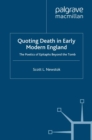 Image for Quoting Death in Early Modern England: The Poetics of Epitaphs Beyond the Tomb