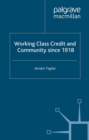 Image for Working class credit since 1918