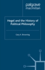 Image for Hegel and the history of political philosophy