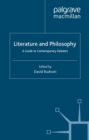 Image for Literature and philosophy: a guide to contemporary debates