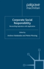 Image for Corporate social responsibility: reconciling aspiration with application