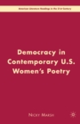 Image for Democracy in contemporary U.S. women&#39;s poetry