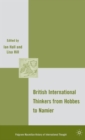 Image for British International Thinkers from Hobbes to Namier