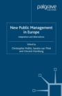 Image for New public management in Europe: adaptation and alternatives