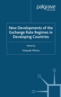 Image for New developments of the exchange rate regimes in developing countries