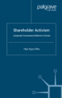 Image for Shareholder activism: corporate governance reforms in Korea