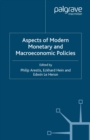 Image for Aspects of modern monetary and macroeconomic policies