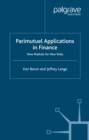 Image for Parimutuel applications in finance