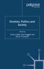 Image for Emotion, Politics and Society