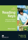 Image for Reading keys  : skills and strategies for effective reading: Student book 1