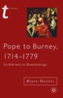 Image for Pope to Burney, 1714-1779